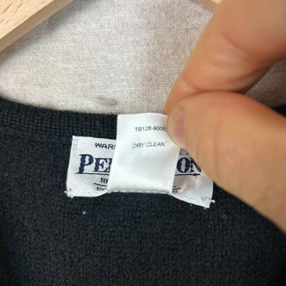 Pendleton Womens Black Wool Vest Size L Button Up Preppy Classic Timeless Work - Picture 4 of 7